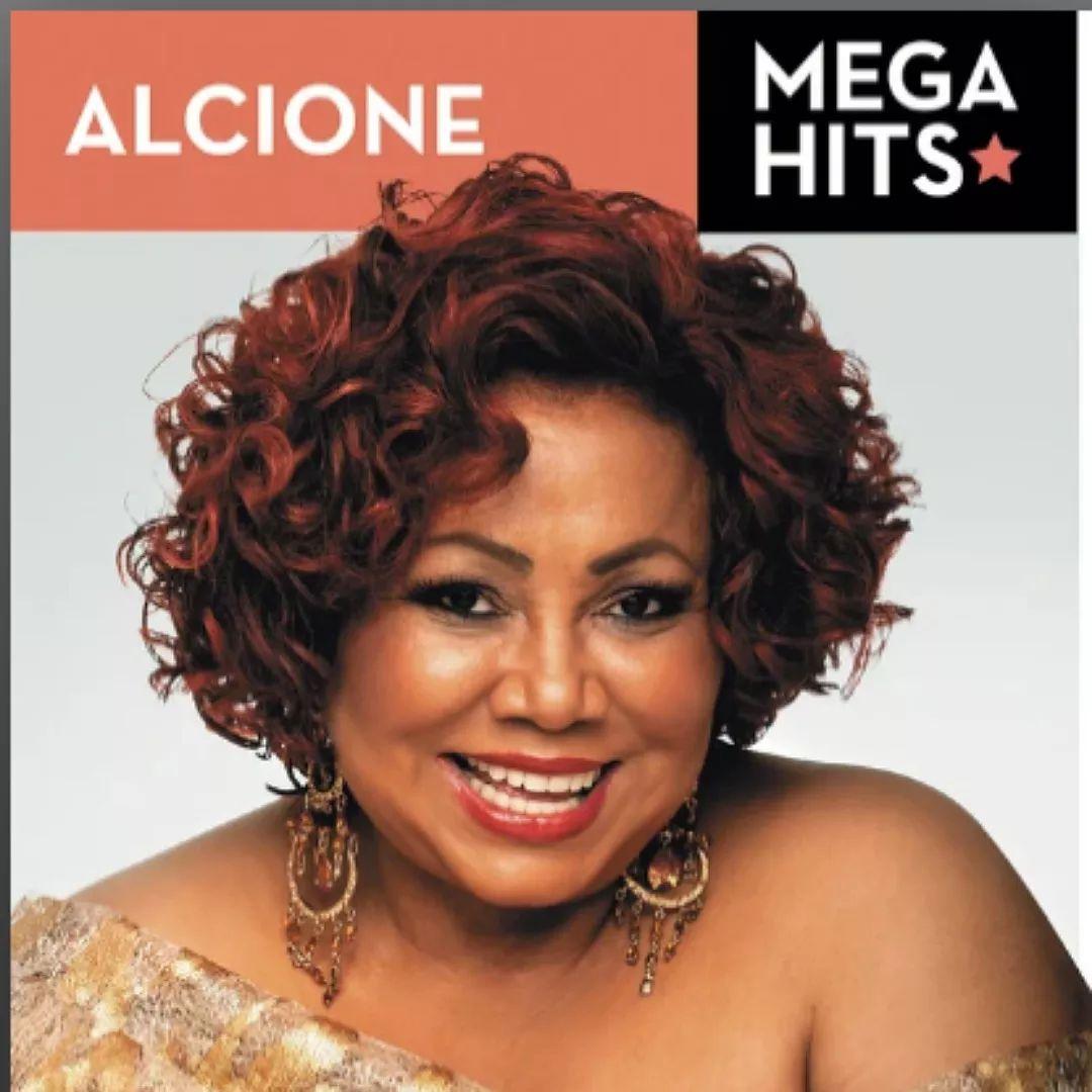 Album cover of "Mega Hits" by Alcione
