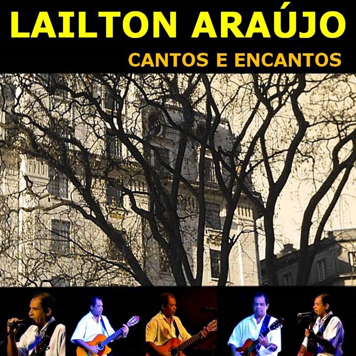 Portada de Álbum "Cantos e Encantos", de Lailton Araújo