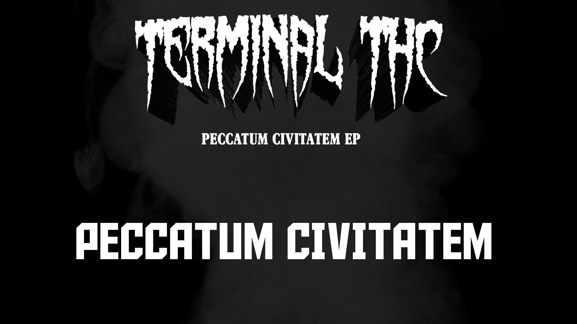 Portada de Sencillo/EP "Peccatum Civitatem", de Terminal THC