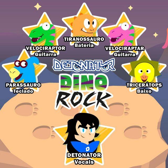 Portada de Sencillo/EP "Dino Rock", de Detonator
