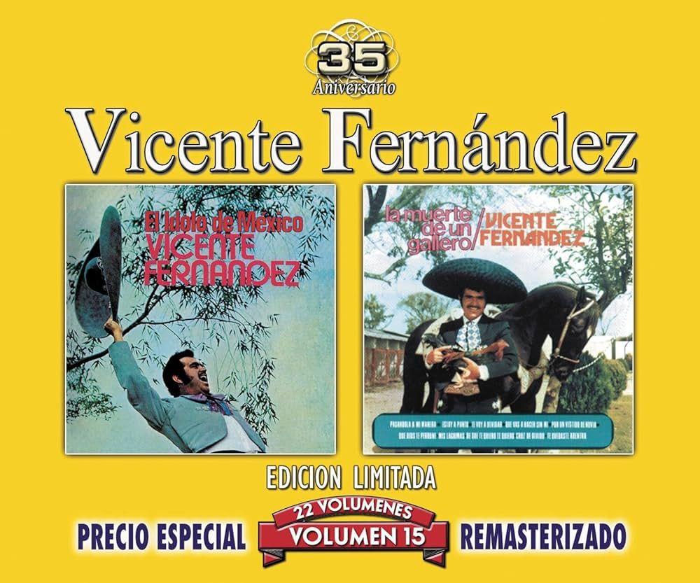 Portada de Álbum "35 Anniversary Re-mastered Series, Vol. 15", de Vicente Fernández