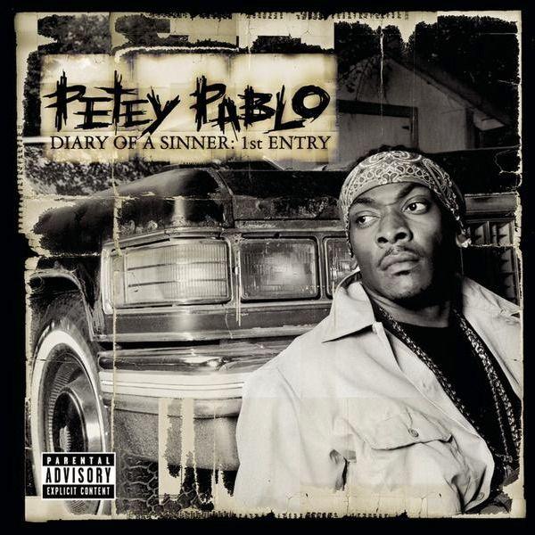 Portada de Álbum "Diary of a Sinner: 1st Entry", de Petey Pablo