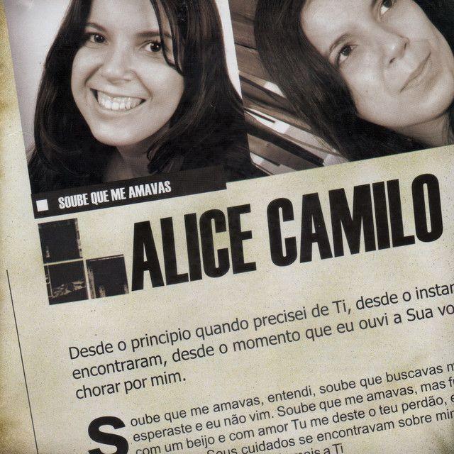 Portada de Álbum "Soube Que Me Amavas", de Alice Camilo