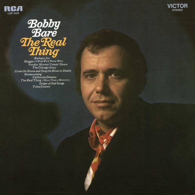 Portada del álbum "The Real Thing", de Bobby Bare