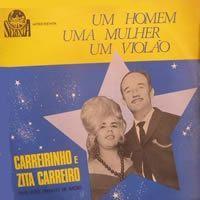 Portada de Álbum "Um Homem, Uma Mulher, Um Violão", de Zita Carreiro e Carreirinho