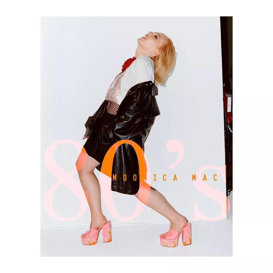 Portada de Sencillo/EP "80's", de Moonica Mac