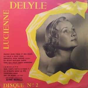 Capa do Álbum "Disque nº 2", de Lucienne Delyle