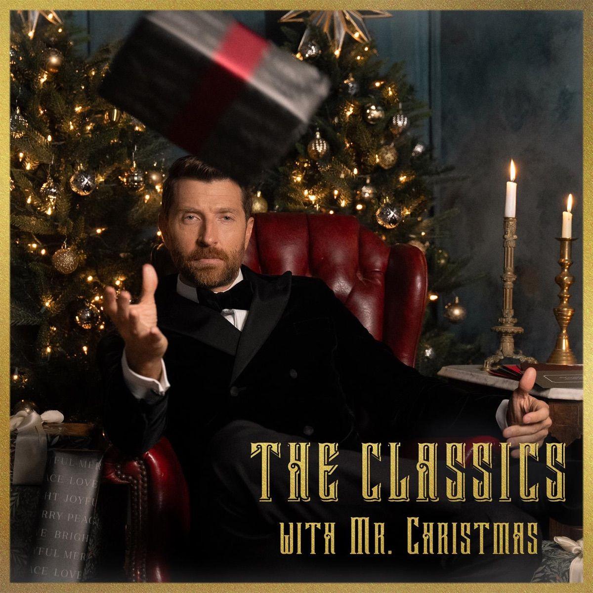 Capa do álbum "The Classics With Mr. Christmas", de Brett Eldredge