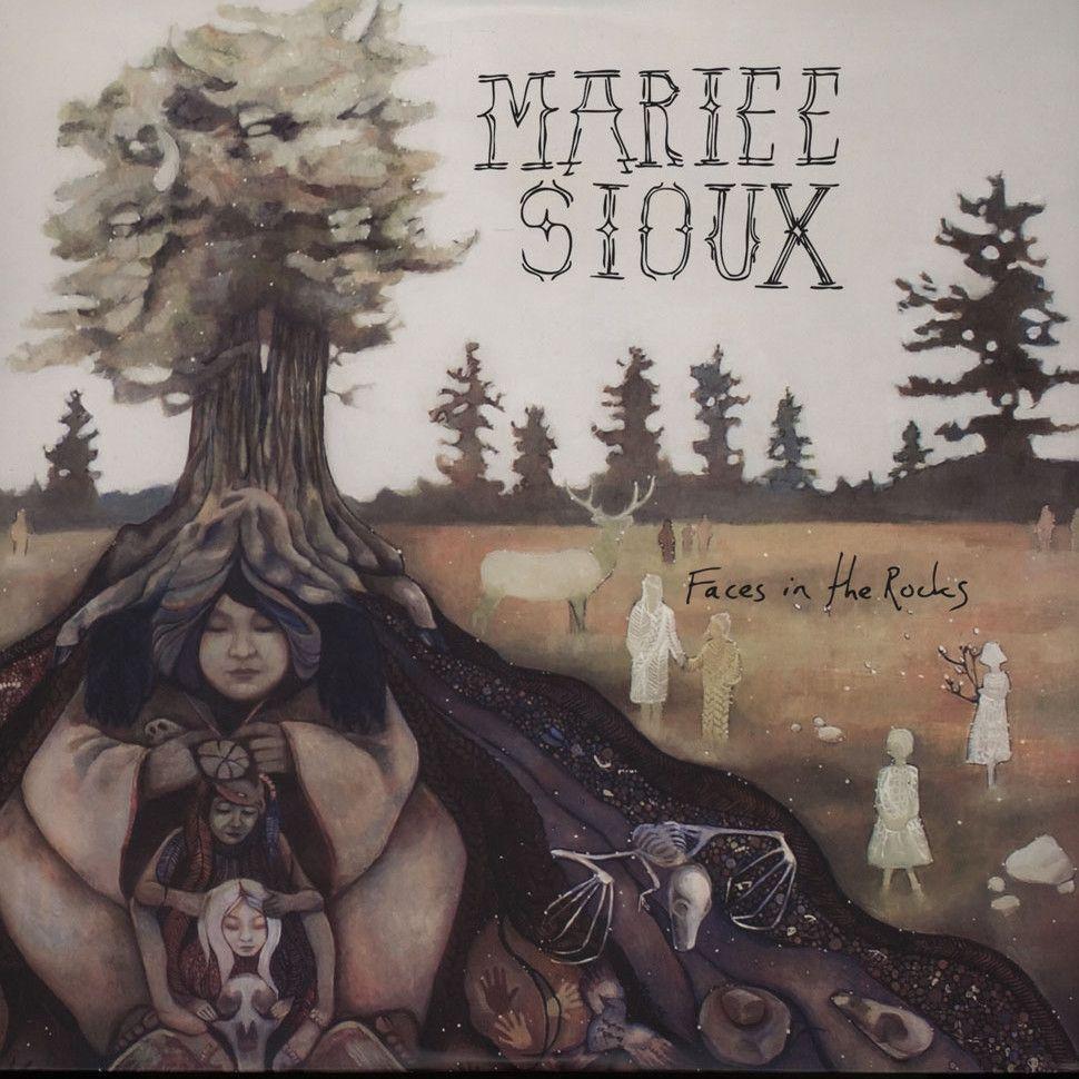 Portada de Álbum "Faces In The Rocks", de Mariee Sioux