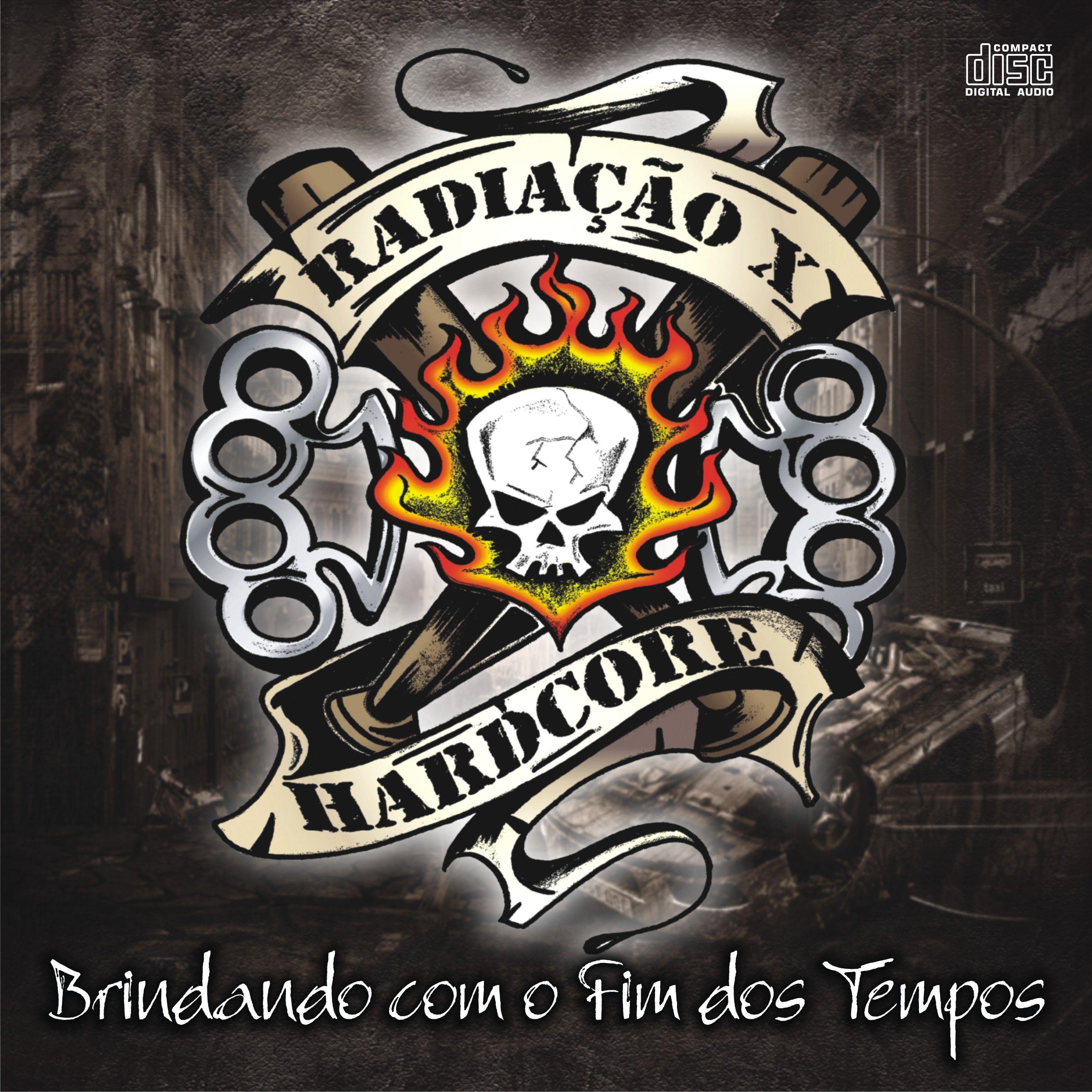 Portada de Álbum "Brindando com o Fim dos Tempos", de Radiação X