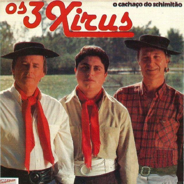 Capa do álbum "O Cachaço do Schimitão", de Os 3 Xirus