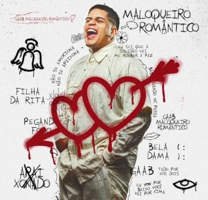 Portada de Álbum "Maloqueiro Romântico ", de Gaab
