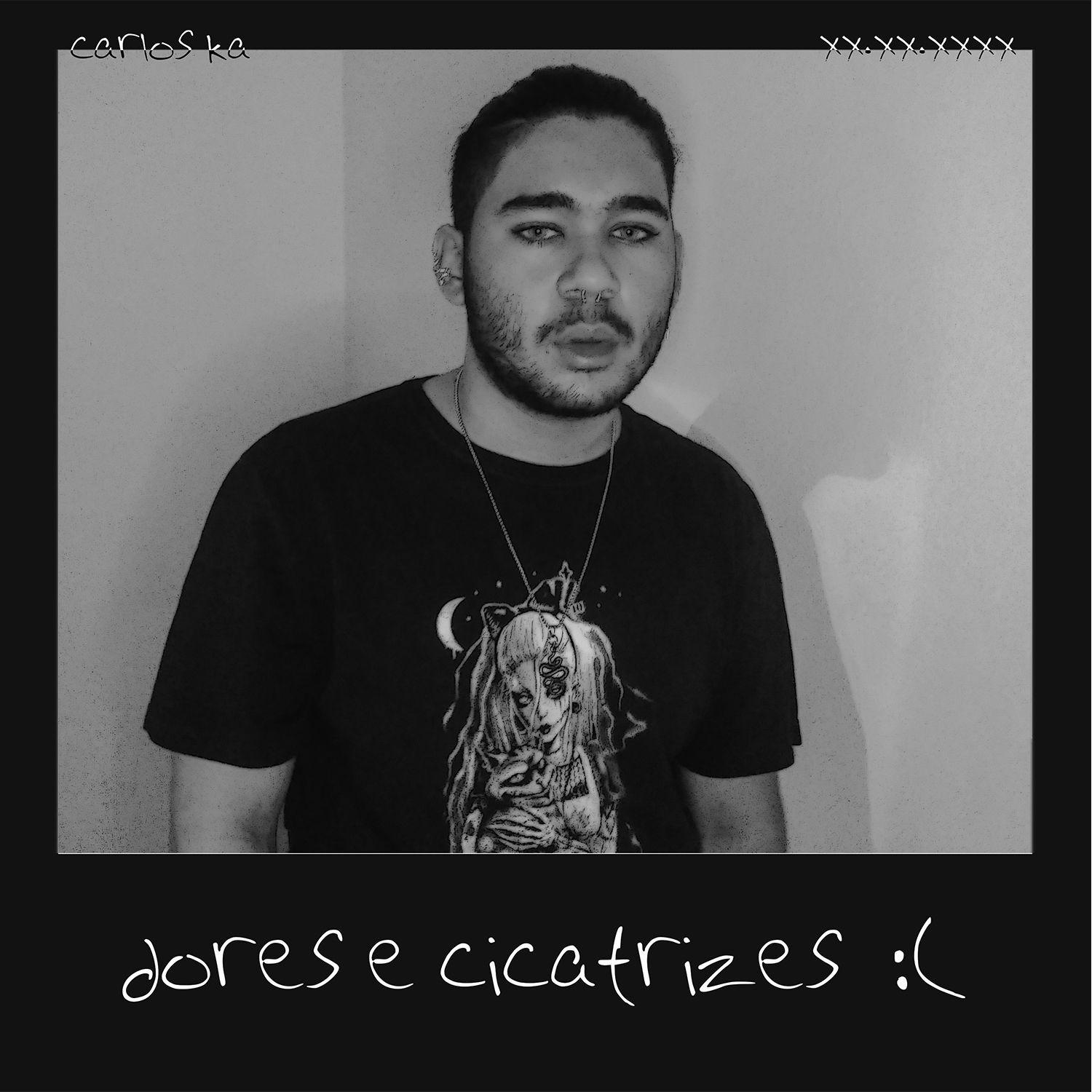 Portada de Sencillo/EP "Dores e Cicatrizes", de Carlos Ka