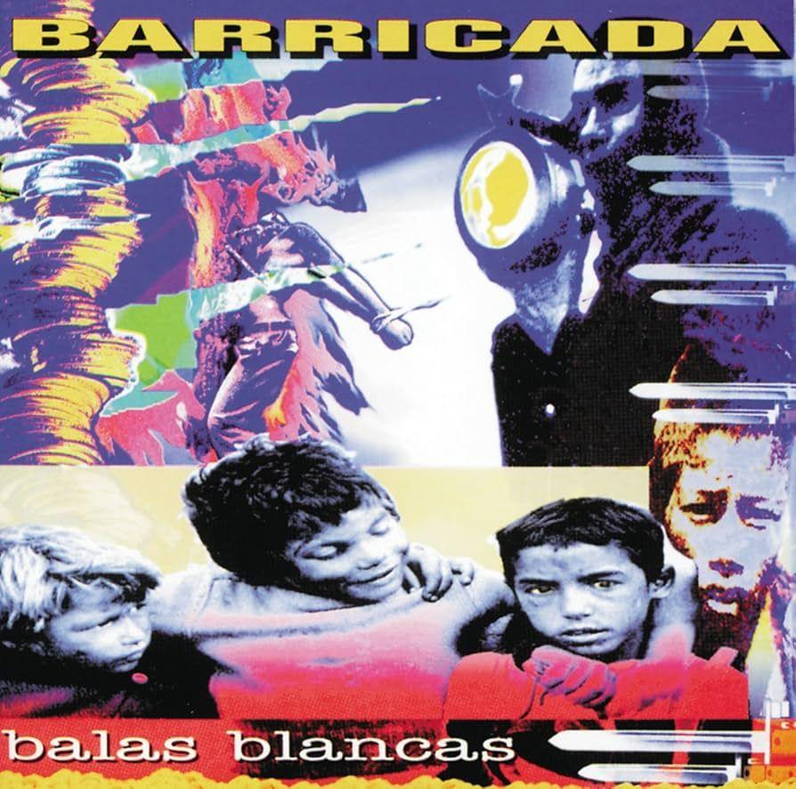 Portada de Álbum "Balas Blancas", de Barricada