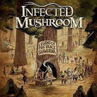 Portada de Álbum "Legend Of The Black Shawarma", de Infected Mushroom