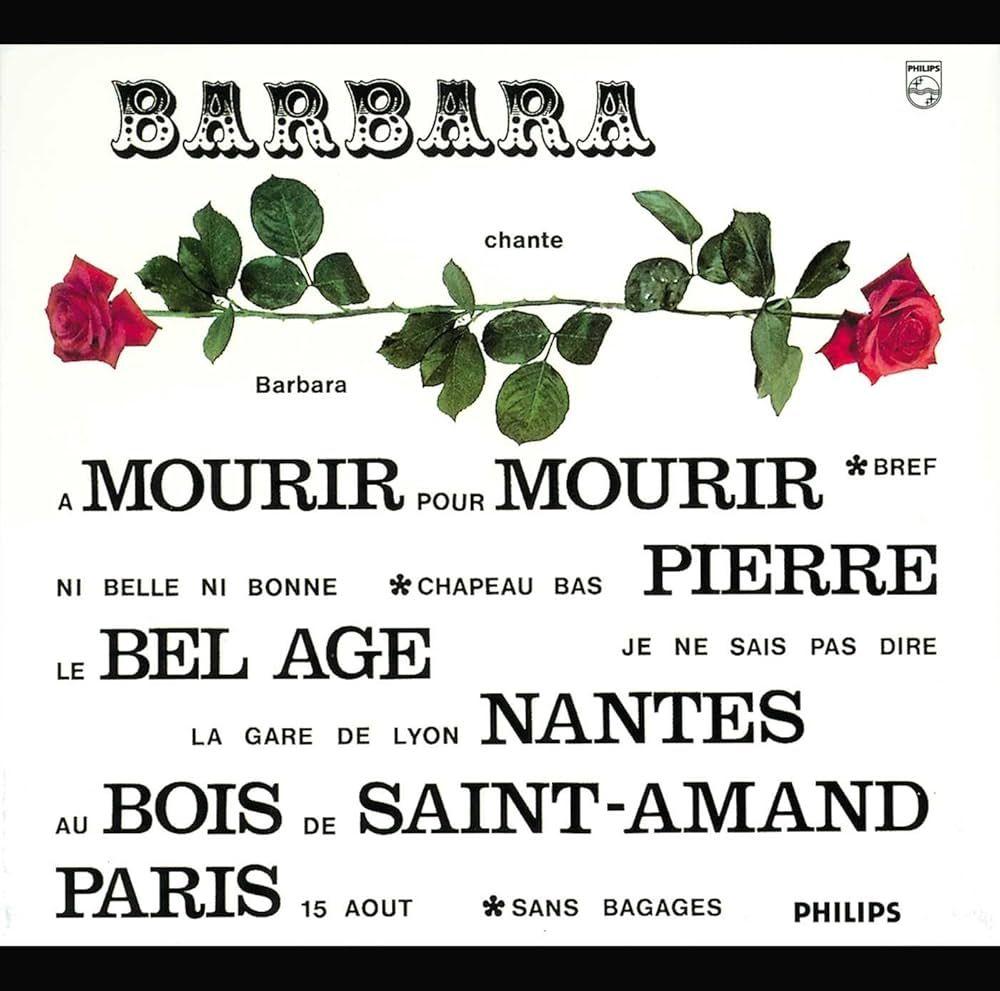 Capa do Álbum "Barbara Chante Barbara", de Barbara