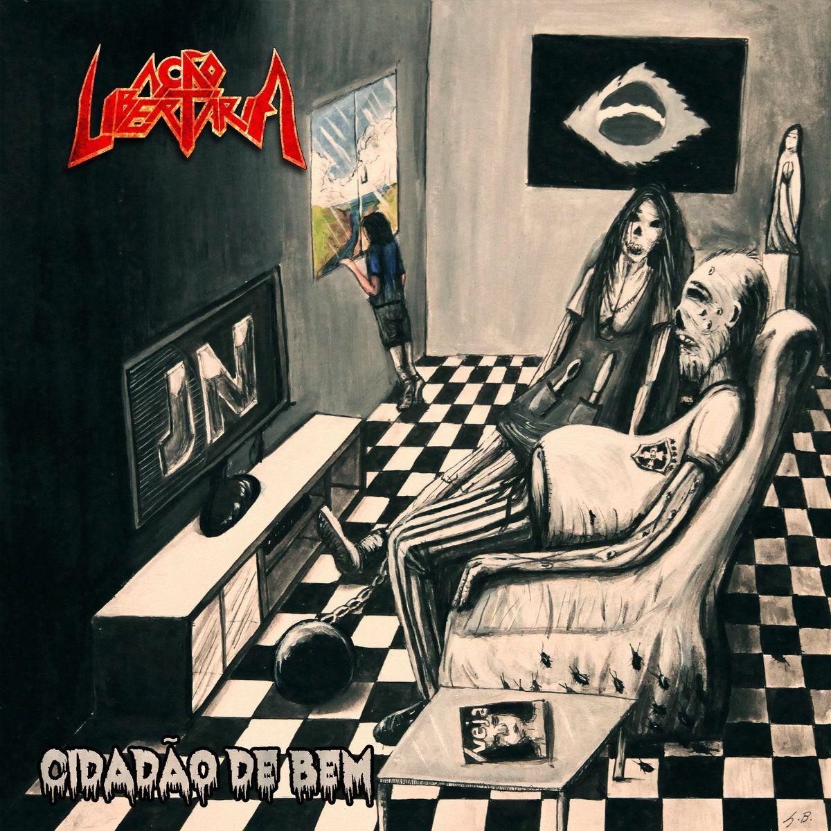 Portada de Álbum "Cidadão de Bem", de Ação Libertária