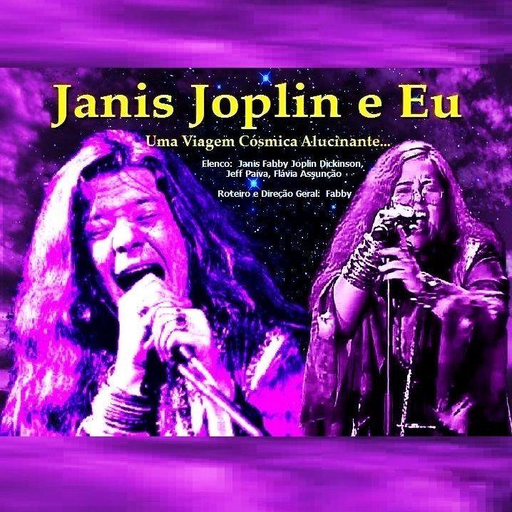 Portada de Sencillo/EP "Janis Joplin e Eu uma Viagem Cósmica Alucinante com Janis Fabby Joplin Dickinson", de Fabby