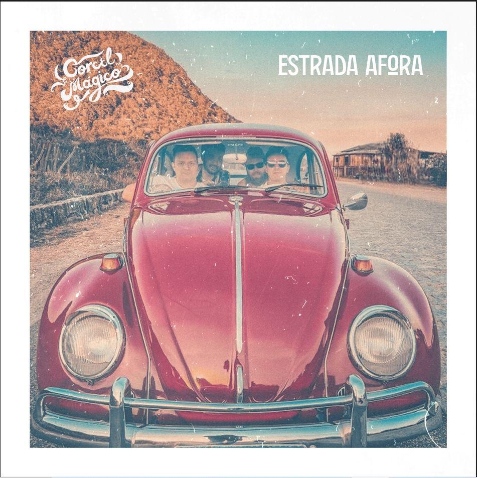 Portada de Sencillo/EP "Estrada Afora", de Corcel Mágico