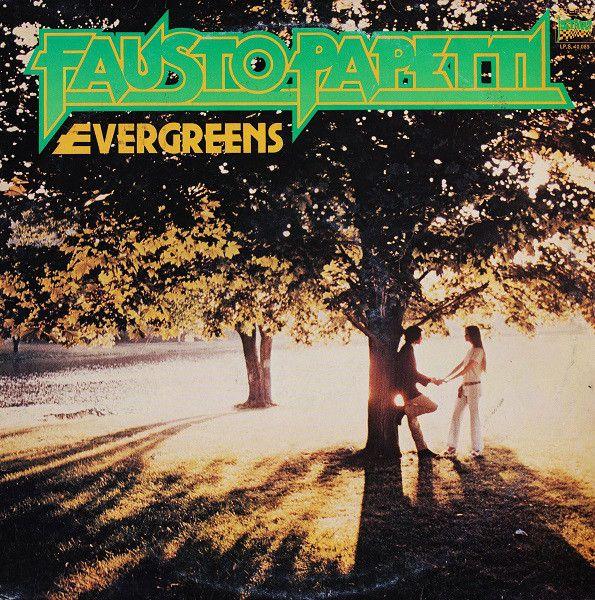 Capa do álbum "Evergreens", de Fausto Papetti