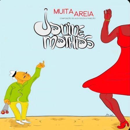 Capa do Single/EP "Muita Areia", de Janine Mathias