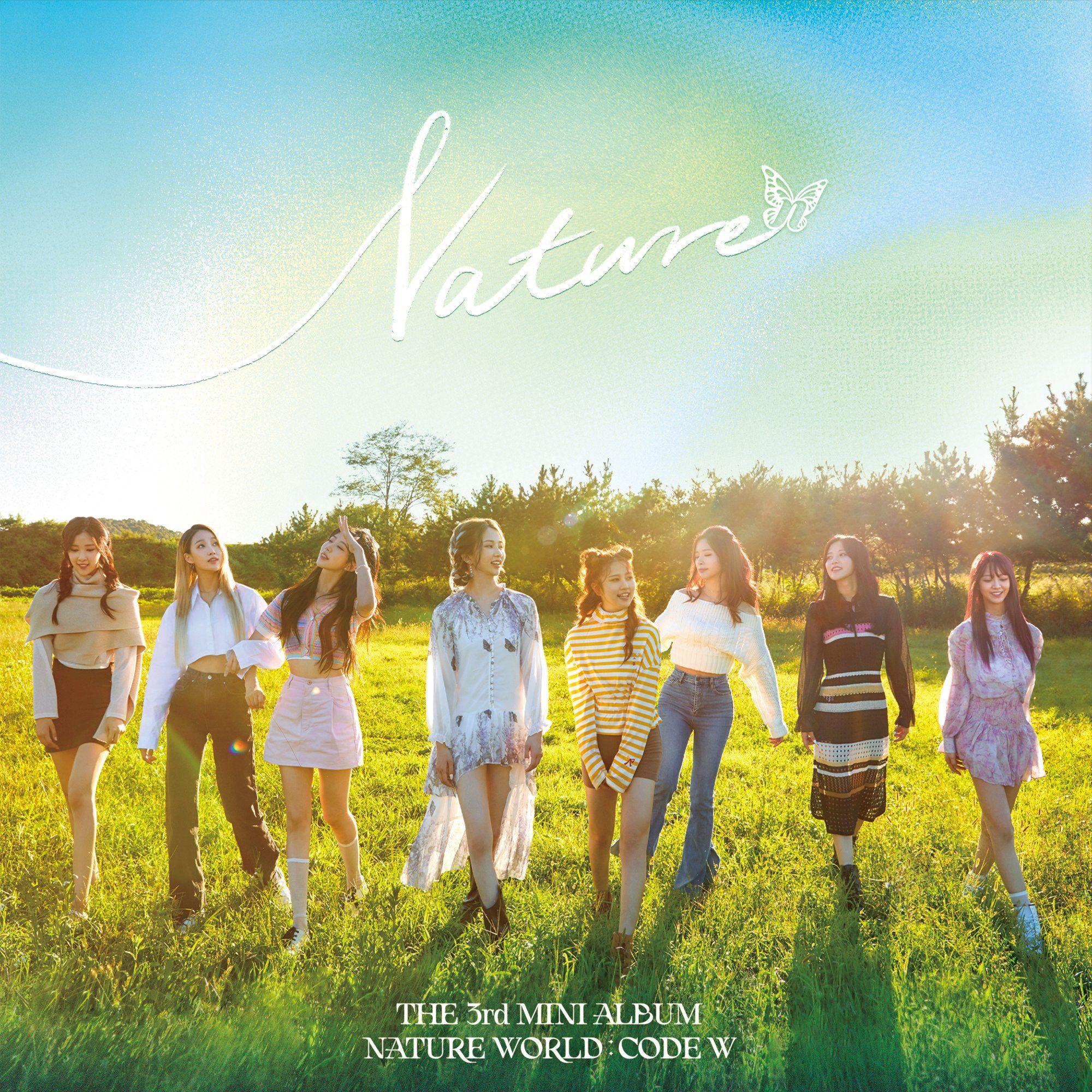 Portada de Sencillo/EP "NATURE World: Code W", de NATURE (K-pop)