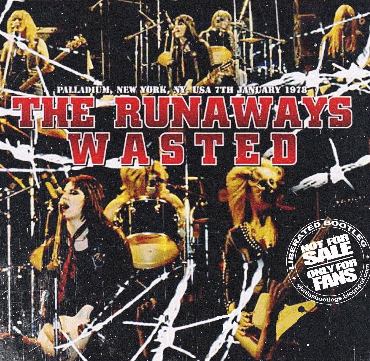 Portada de Álbum "Wasted", de The Runaways