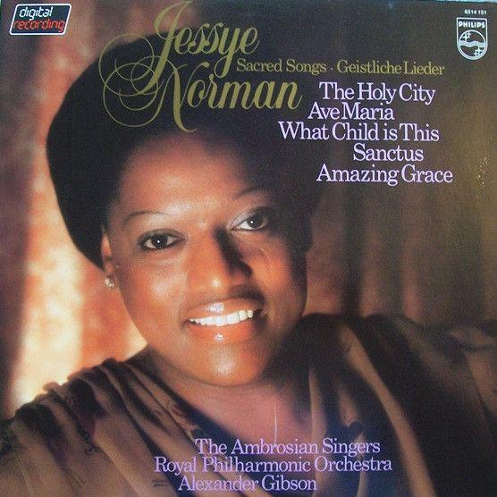 Capa do Álbum "Sacred Songs", de Jessye Norman