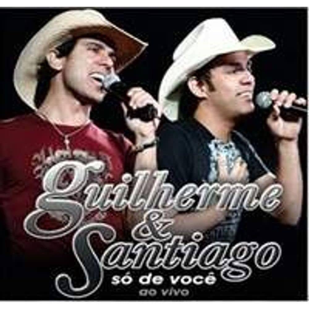 Album cover of "Só de Você (Ao Vivo)" by Guilherme & Santiago