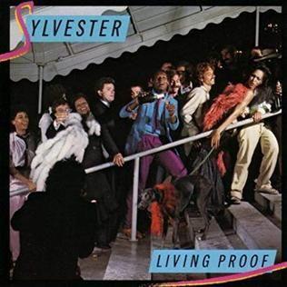 Album cover of "Living Proof" by Sylvester