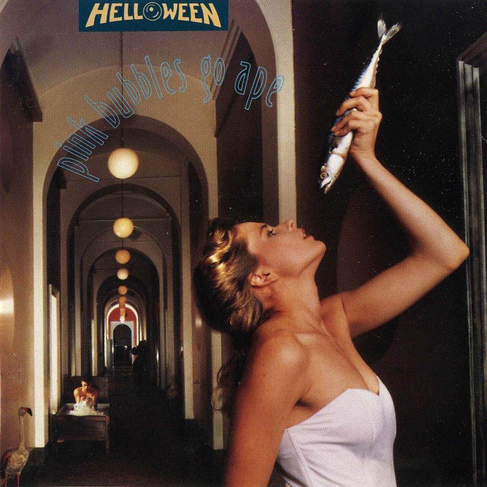 Portada del álbum "Pink Bubbles Go Ape", de Helloween