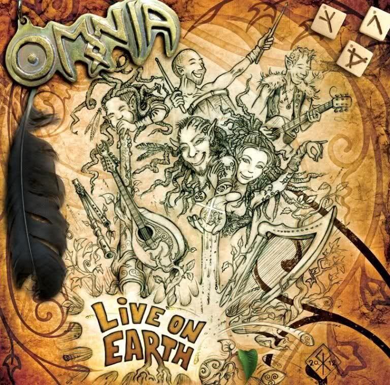 Portada de Álbum "Live On Earth", de Omnia