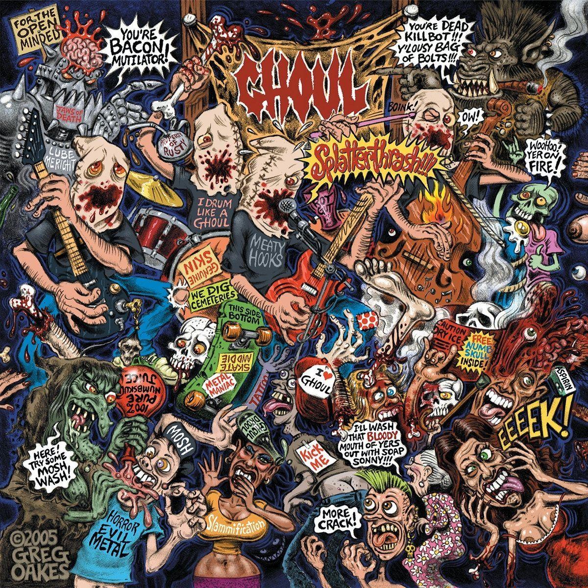 Portada de Álbum "Splatterthrash", de Ghoul