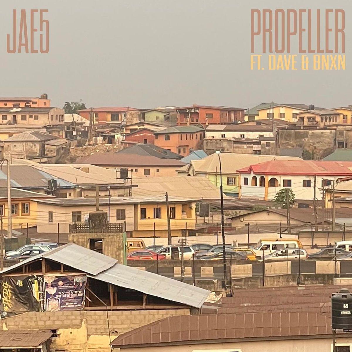 Portada del álbum "Propeller (feat. JAE5 & BNXN)", de Dave
