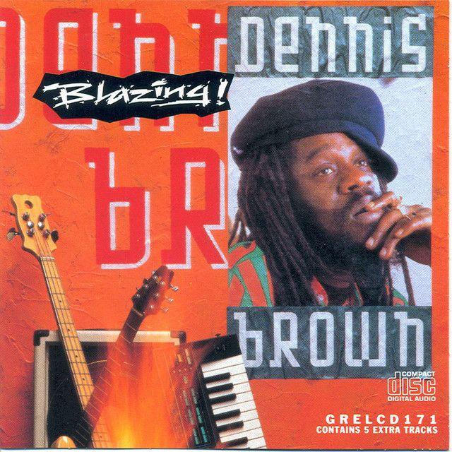 Capa do Álbum "Blazing !", de Dennis Brown