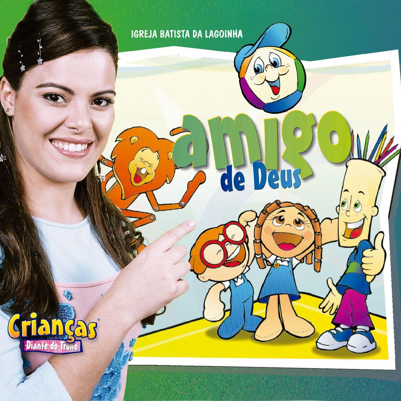 Portada de Álbum "Amigo de Deus", de Crianças Diante do Trono