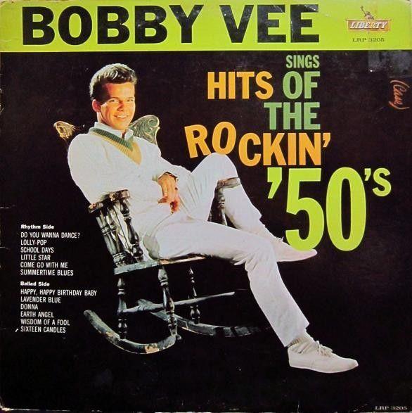 Capa do Álbum "Hits Of The Rockin' Fifties", de Bobby Vee