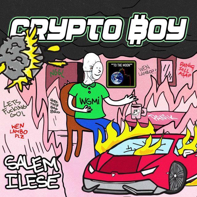 Capa do Single/EP "Crypto ₿oy", de salem ilese