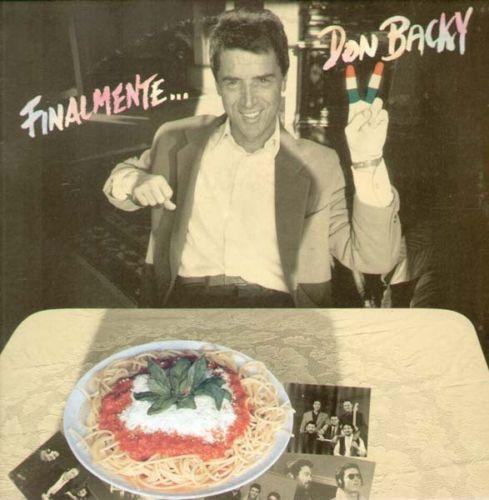 Portada de Álbum "Finalmente", de Don Backy