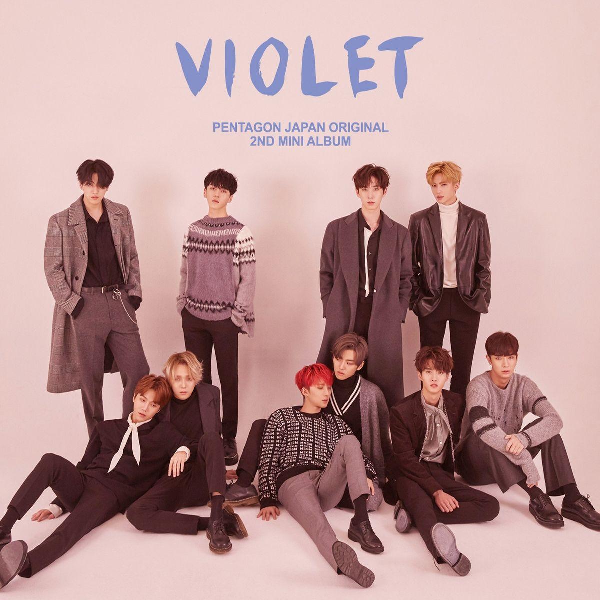 Capa do Single/EP "Violet", de PENTAGON