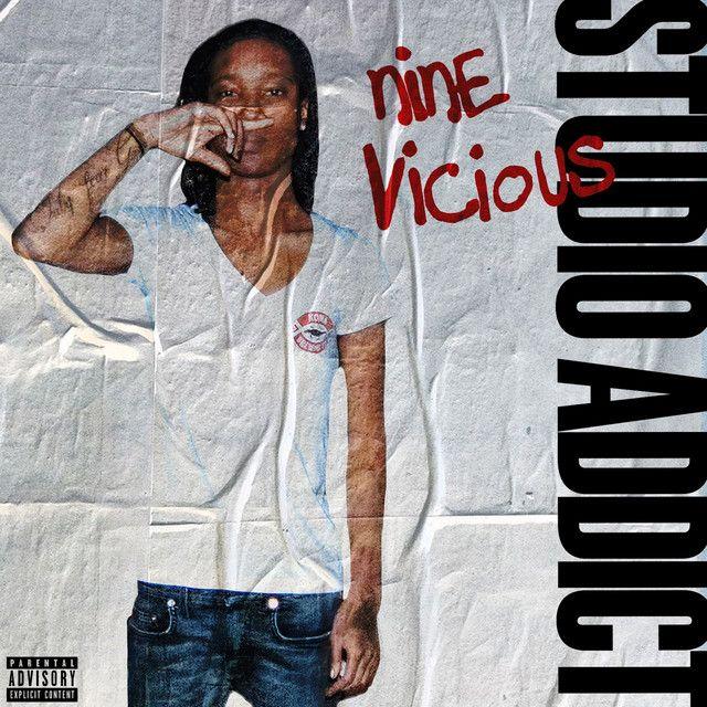 Portada del álbum "Studio Addict", de Nine Vicious