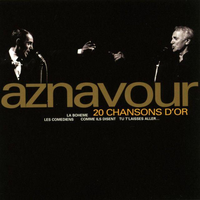 Capa do álbum "Les 20 Chansons D'or", de Charles Aznavour