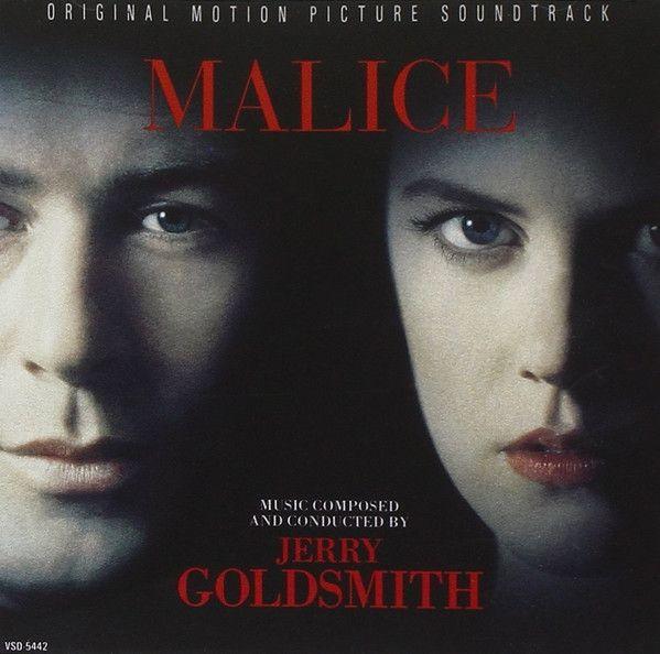 Portada del álbum "Malice ", de Jerry Goldsmith