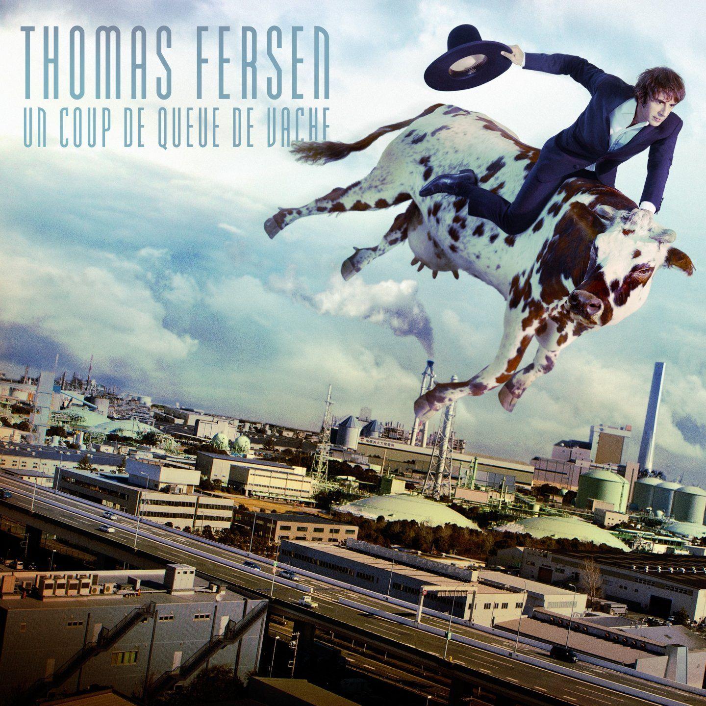 Portada del álbum "Un Coup de Queue de Vache", de Thomas Fersen