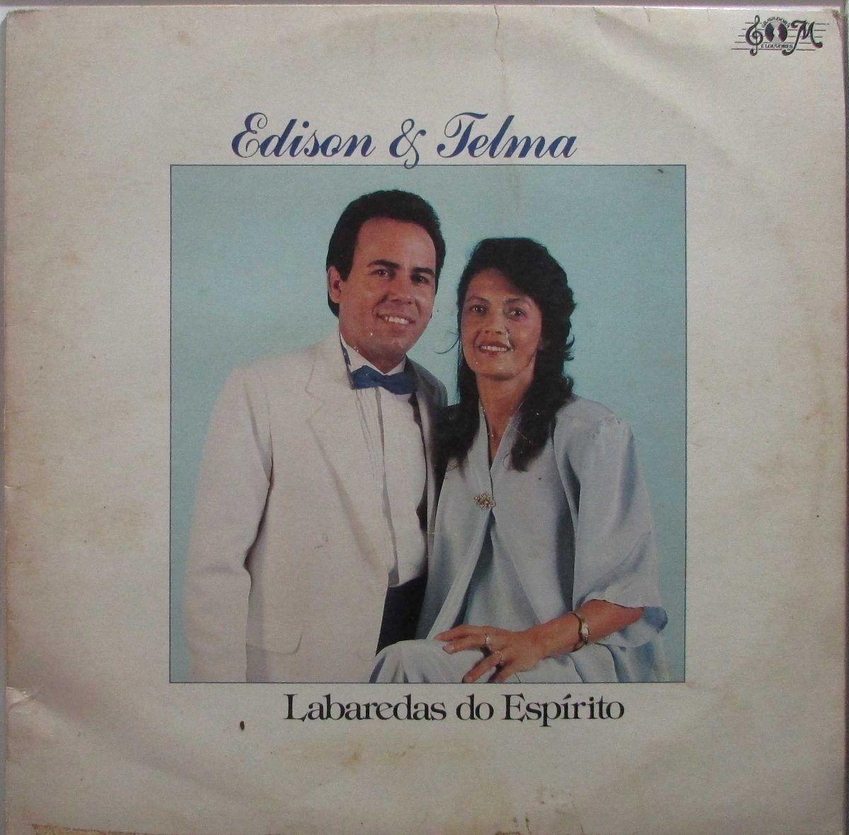 Portada de Álbum "Labaredas do Espírito", de Édison e Telma