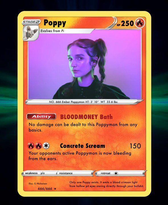 Capa do álbum "Pokémon Theme", de Poppy