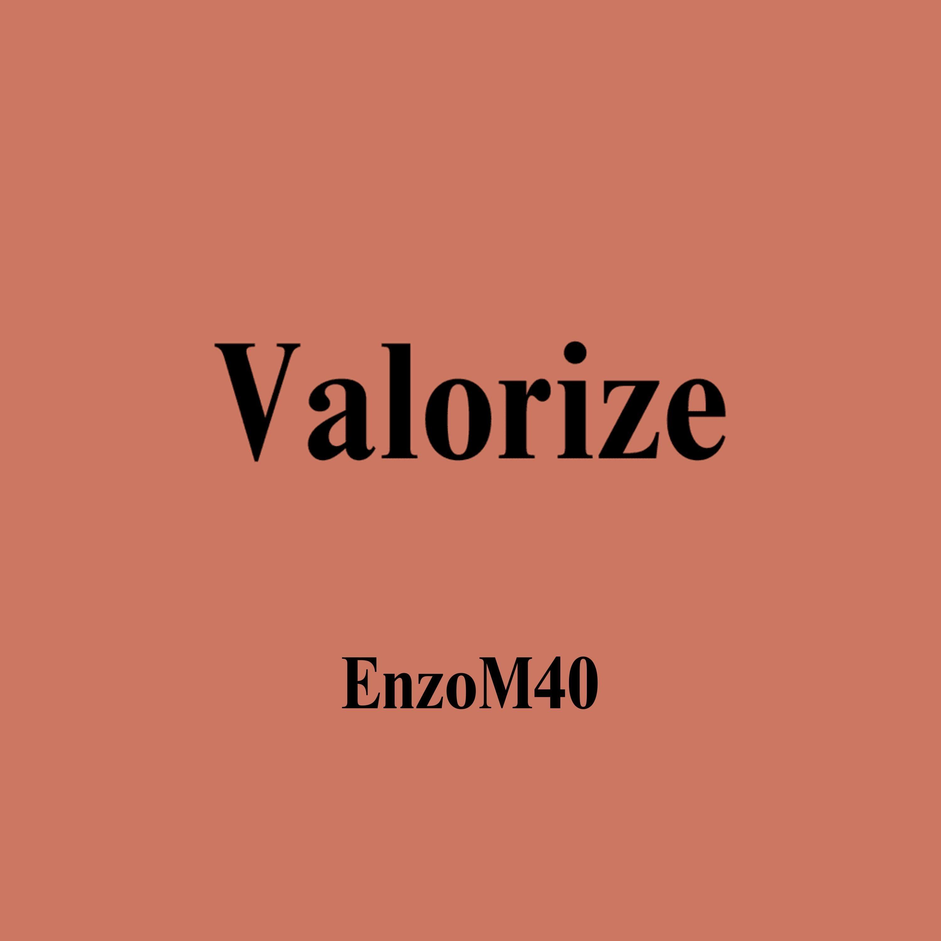 Capa do álbum "Valorize", de Enzo