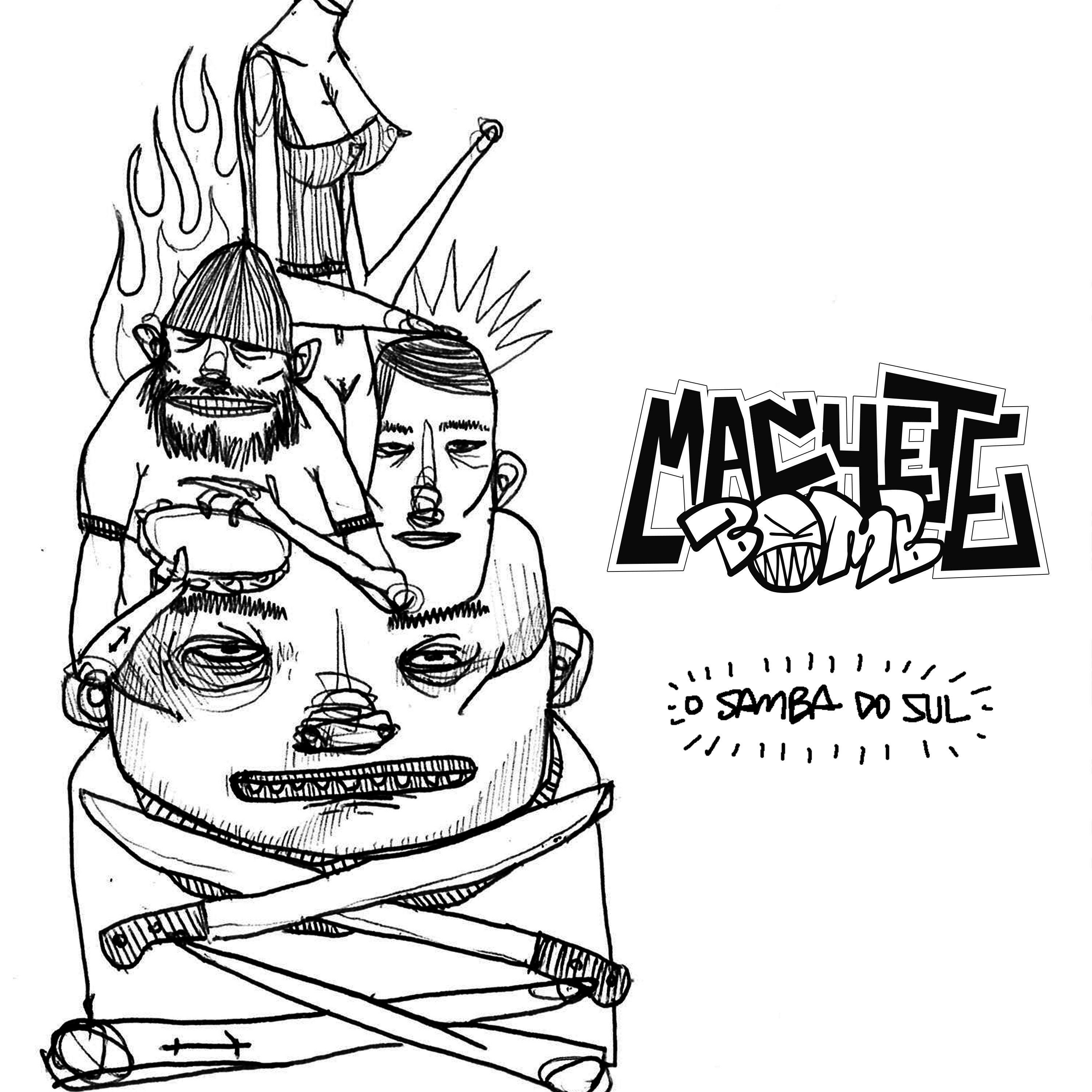 Portada de Álbum "O Samba do Sul", de Machete Bomb