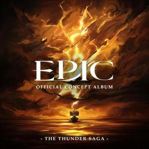 Capa do Single/EP "Epic: The Thunder Saga (Official Concept Album)", de Jorge Rivera-Herrans