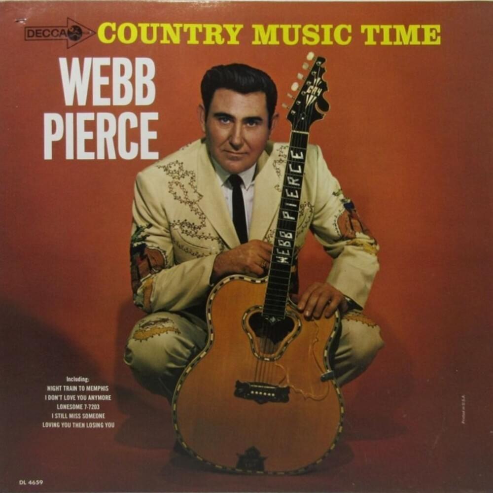 Capa do Álbum "Country Music Time", de Webb Pierce